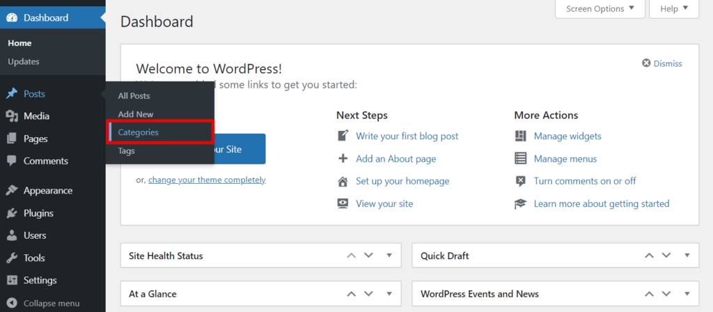 wpservice.cn-WordPress文章分类的添加、编辑和删除管理-2